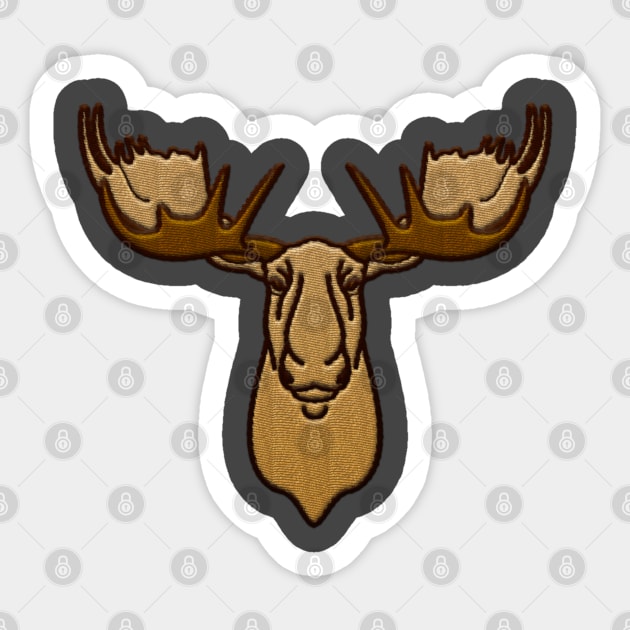 Moose Sticker by aaallsmiles